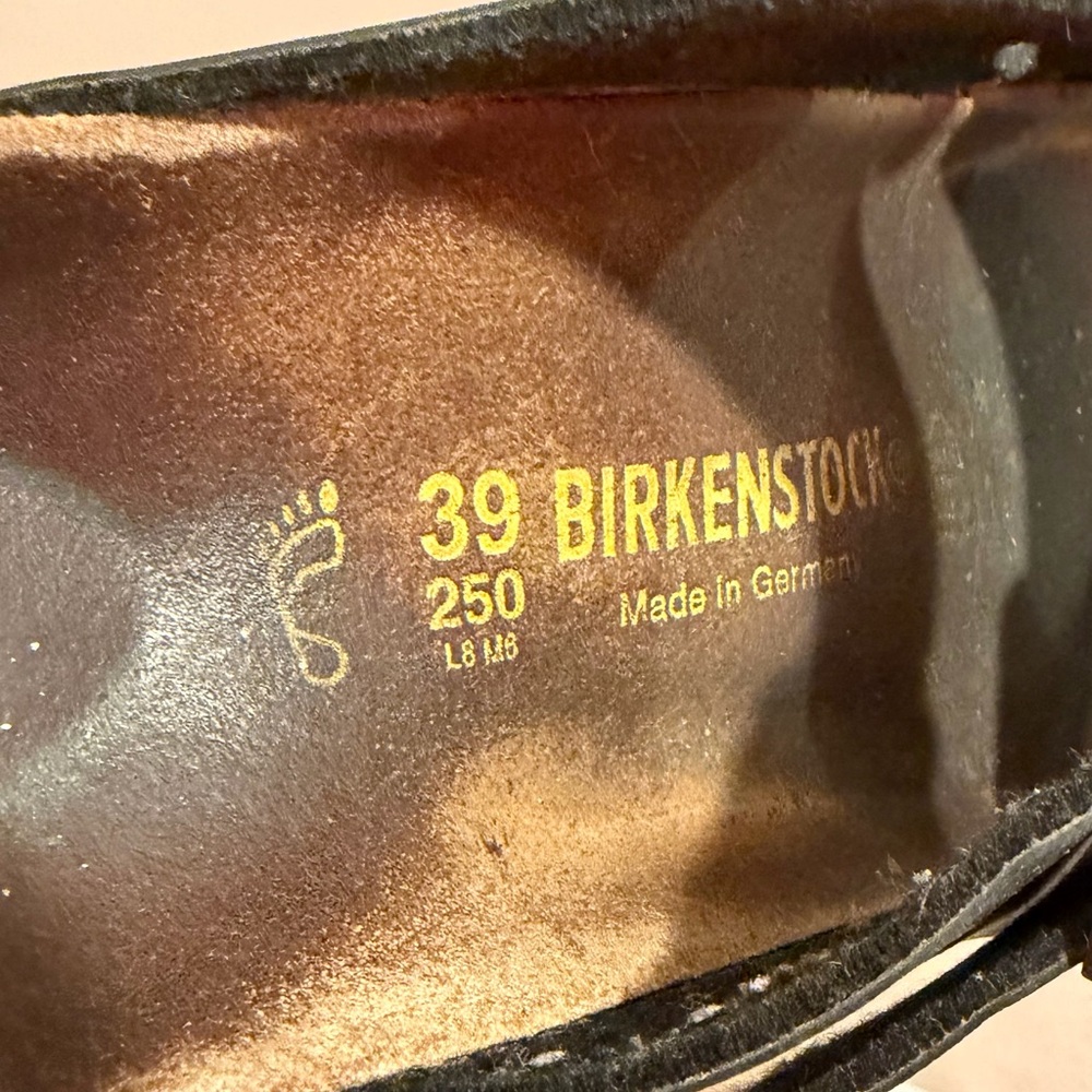 Birkenstock Black Leather Sandals - Picture 6 of 6
